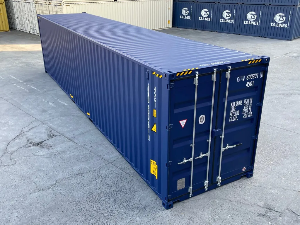Container Marittimo 40 Piedi High Cube Nuovo – Blu Marine, 76,4 m³ (Serie 027) - immagine 2