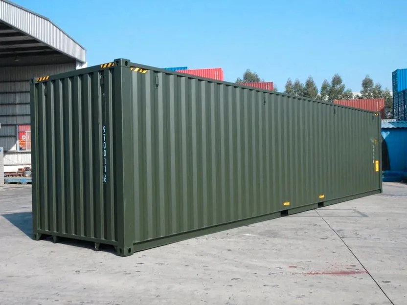 Container Marittimo 40 Piedi High Cube Nuovo – Verde Militare, 76,4 m³ - immagine 2