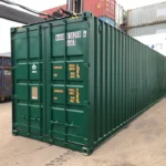 Container Marittimo 40 Piedi High Cube Seminuovo – Verde Scuro, 76,4 m³ - immagine 1