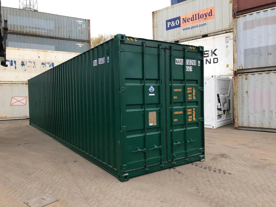 Container Marittimo 40 Piedi High Cube Seminuovo – Verde Scuro, 76,4 m³ - immagine 2