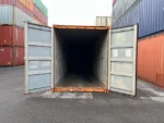Container marittimo 40 piedi High Cube usato – arancione vivo, certificato GL, 76,4 m³ - immagine 2