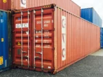 Container marittimo 40 piedi High Cube usato – ex GVC, rosso mattone, 76,4 m³ - immagine 1