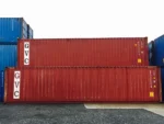 Container marittimo 40 piedi High Cube usato – ex GVC, rosso mattone, 76,4 m³ - immagine 2