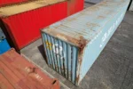 Container marittimo 40 piedi High Cube usato – ex Hanjin, azzurro, ossidazione estesa, 76,4 m³ - immagine 2