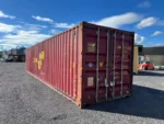 Container marittimo 40 piedi usato – ex CARU, rosso bordeaux, 67,8 m³ - immagine 1