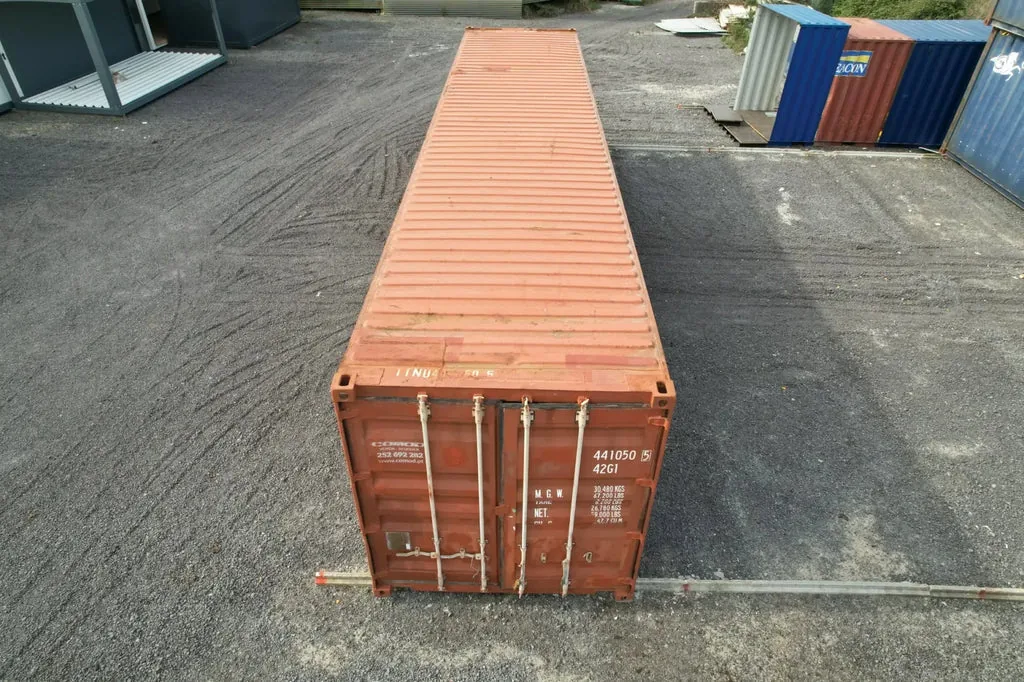 Container marittimo 40 piedi usato – ex Cronos, rosso mattone, 67,7 m³ - immagine 1
