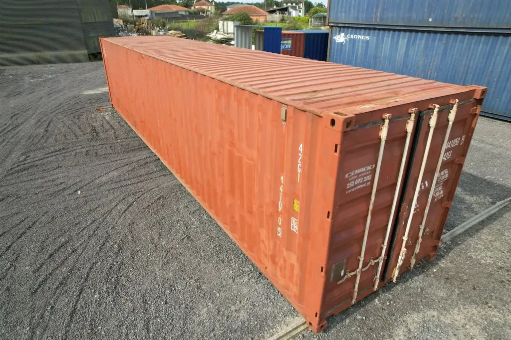 Container marittimo 40 piedi usato – ex Cronos, rosso mattone, 67,7 m³ - immagine 2