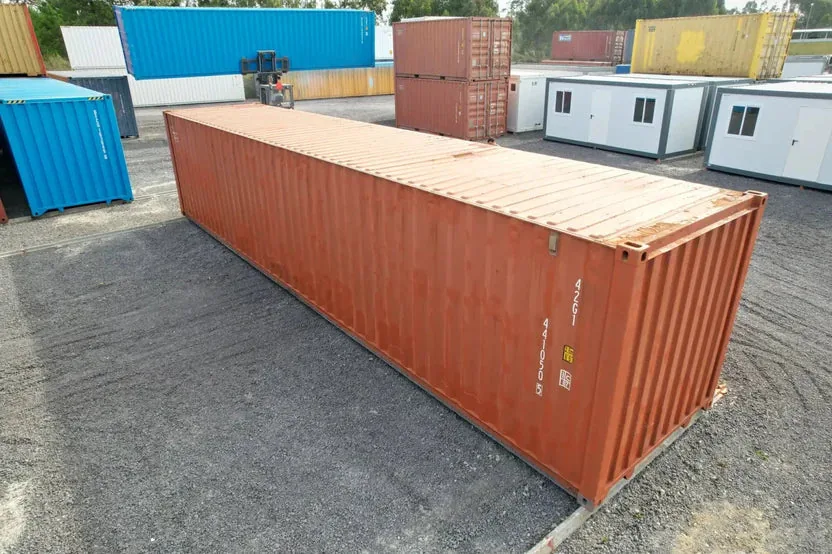 Container marittimo 40 piedi usato – ex Cronos, rosso terra cotta, 67,7 m³ - immagine 1