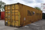 Container marittimo 45 piedi High Cube usato – P&O Ferrymasters, colore ocra - immagine 1