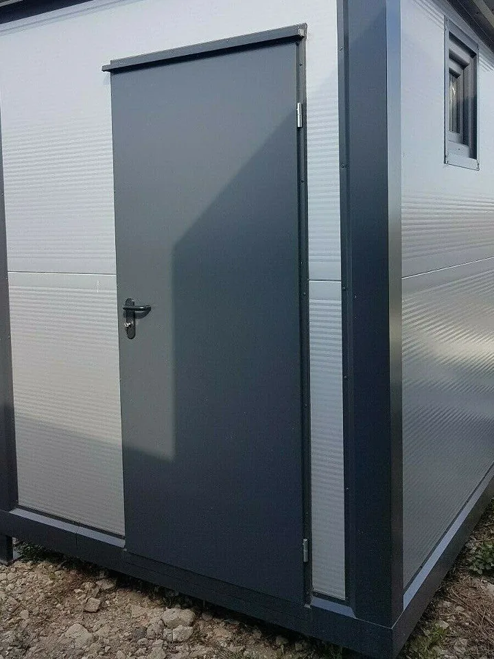 Container Sanitario 2 × 2 × 2,8 m — WC + Cabina Doccia + Lavabo con Scaldabagno - immagine 2