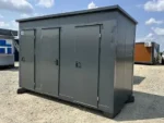 Container Sanitario con 3 Cabine — WC, Doccia e Urinale — 3,77 × 1,77 × 2,45 m - immagine 4