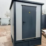 Container Sanitario con Doccia e WC — Cabina Doccia + WC + Lavabo — 2 × 2 × 3,15 m - immagine 1