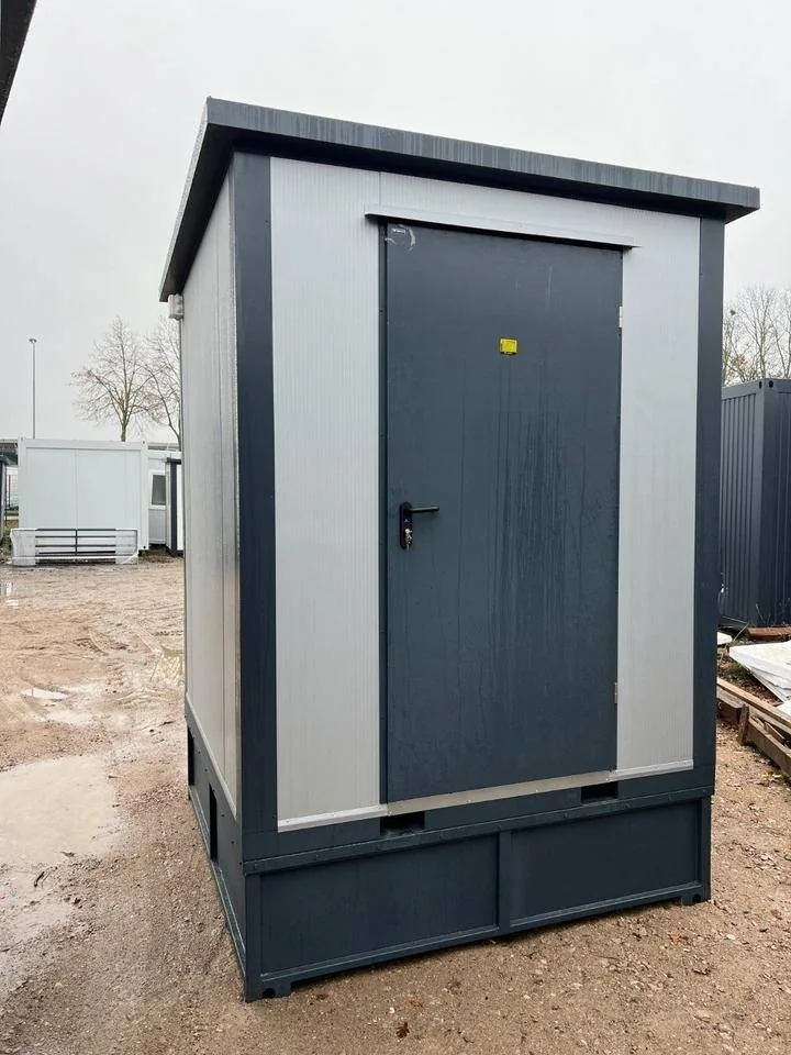 Container Sanitario con Doccia e WC — Cabina Doccia + WC + Lavabo — 2 × 2 × 3,15 m - immagine 1
