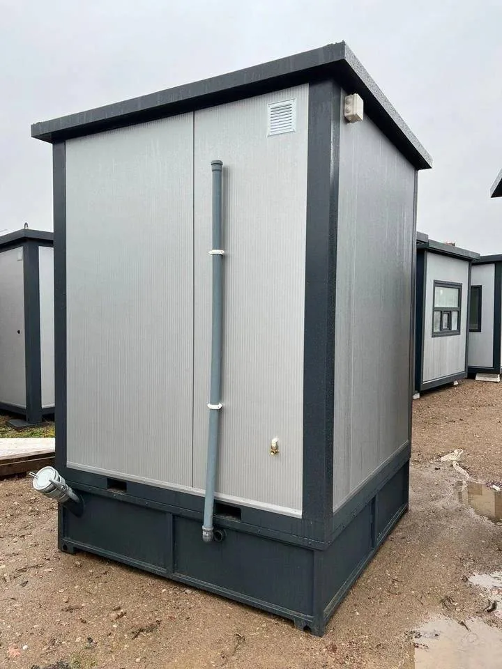Container Sanitario con Doccia e WC — Cabina Doccia + WC + Lavabo — 2 × 2 × 3,15 m - immagine 2