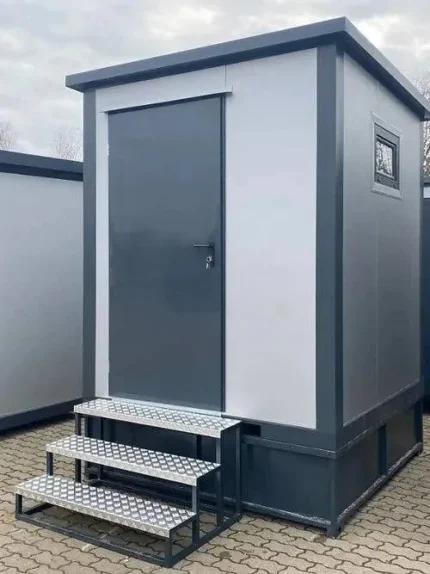 Container Sanitario Doppio — 2 Cabine WC con Urinale e Lavabo — 2 × 2 m - immagine 1