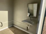 Container Sanitario PMR Accessibile — Wolf Tiny — WC + Lavabo Adattati + Rampa — 2,20 × 2,20 × 2,35 m — Nuovo - immagine 11