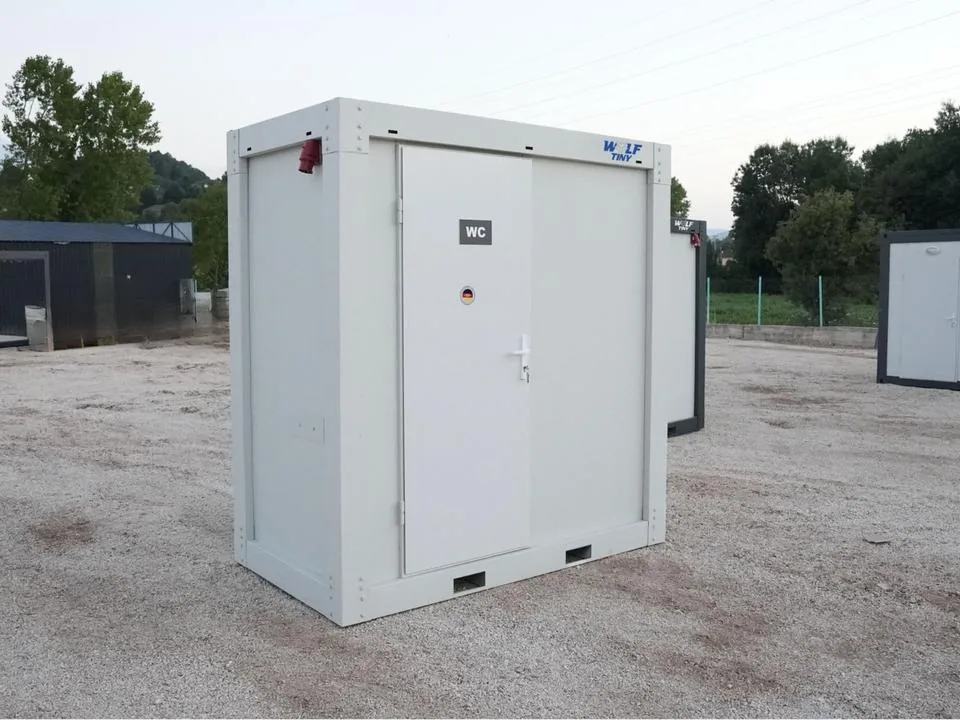 Container Sanitario WC + Doccia + Lavabo — Wolf Tiny — 1,20 × 2,20 × 2,45 m — Nuovo - immagine 1