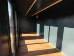Container Ufficio 240 x 600 — Struttura Antracite con Rivestimento in Legno di Pino - immagine 5