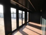 Container Ufficio 240 x 600 — Struttura Antracite con Rivestimento in Legno di Pino - immagine 6