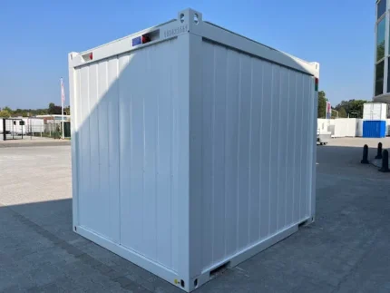 Container Ufficio 3 x 2,5 m — Bianco, Finestra Oscillo-Battente e Riscaldamento - immagine 1