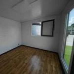 Container Ufficio 4 x 3 m Modello Helsinki — Pannelli Imitation Legno Antracite - immagine 5