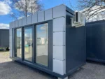 Container Ufficio 5 x 2,5 m — Pannelli Sandwich, Vetrate a Tutta Altezza e Climatizzazione - immagine 2