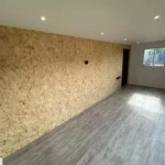 Container Ufficio 6,4 x 2,4 m Nero con Porta Pieghevole in Alluminio Antracite - immagine 9
