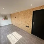 Container Ufficio 6,4 x 2,4 m Nero con Porta Pieghevole in Alluminio Antracite - immagine 11