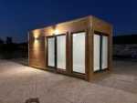 Container Ufficio Moonlight 240 x 600 — Rivestimento Legno, Vetrate Panoramiche - immagine 2