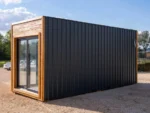 Container Ufficio Moonlight 240 x 600 — Rivestimento Legno, Vetrate Panoramiche - immagine 5