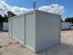 Container Ufficio Wolf Tiny Modello Casa de Cristal 3 x 7 m — Facciata Interamente Vetrata Bianca - immagine 4