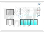 Container Ufficio Wolf Tiny Modello Casa de Cristal 3 x 7 m — Facciata Interamente Vetrata Bianca - immagine 12