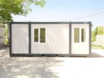 Container Ufficio Wolf Tiny Modello CON-13 2,4 x 6,0 m — Bianco con Profili Antracite, Kit di Automontaggio - immagine 1