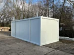 Container Ufficio XL 3 x 7 m — Wolf Tiny Bianco con Due Finestre e Porta sul Lato Lungo - immagine 5