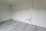 Modulo Ufficio / Sala Espositiva — Pannelli Lisce Antracite con Grande Vetrata a Tre Ante - immagine 3