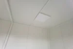 Modulo Ufficio / Sala Espositiva — Pannelli Lisce Antracite con Grande Vetrata a Tre Ante - immagine 4