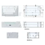 Piscina fuori terra acciaio rigido ILÚ PRO 2250 5,75 × 2,40 m con pannello metacrilato e scala integrata - immagine 7