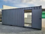 Snack Box 20 Piedi Privilegio — Rivestimento Legno 1,5 Lati, Sportello + Anta Timpano, Interni Bianchi, Zona Tecnica - immagine 4